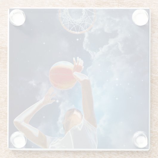 Future Basketball All Star Glasuntersetzer (Rückseite)