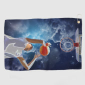 Future Basketball All Star Golfhandtuch (Horizontal)