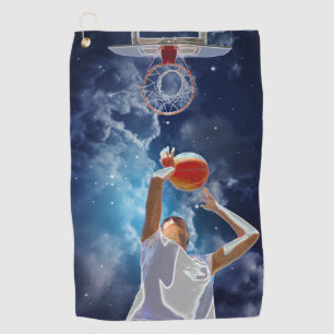 Future Basketball All Star Golfhandtuch