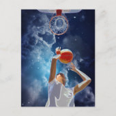 Future Basketball All Star Postkarte (Vorderseite)