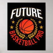 Future Basketball Pro Coach Match Team Player Poster (Vorne)
