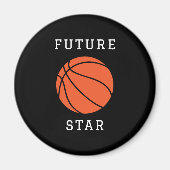 Future Basketball Star Black Magnet (Vorne)