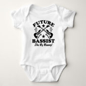Future Bass Player wie My Mommy Baby Strampler (Vorderseite)