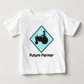Future Bauer Blue Baby T-shirt (Vorderseite)