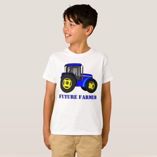 Future Bauer Blue T-Shirt (Vorne ganz)