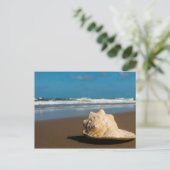 Future Beach Postkarte (Stehend Vorderseite)