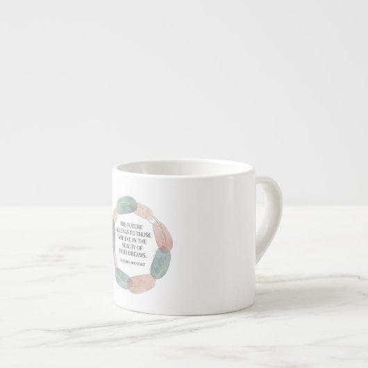 Future Belongs Espressotasse (Vorderseite Rechts)