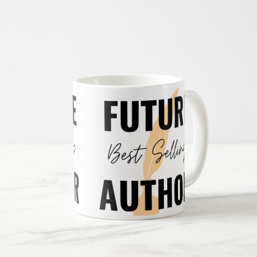 Future Best Selling Author Tasse (VorderseiteRechts)