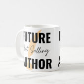 Future Best Selling Author Tasse (Vorderseite Links)