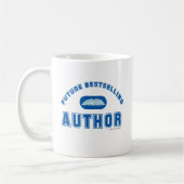Future Bestseller Author Power Slogan Kaffeetasse (Links)