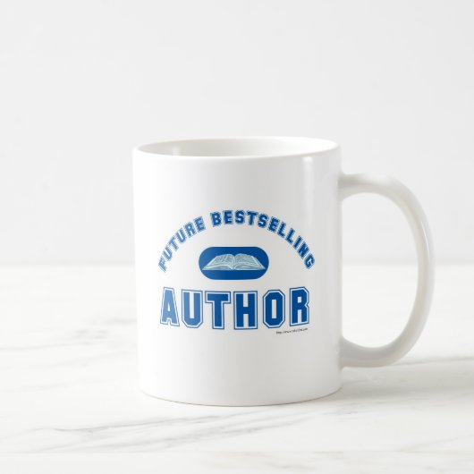 Future Bestseller Author Power Slogan Kaffeetasse (Rechts)