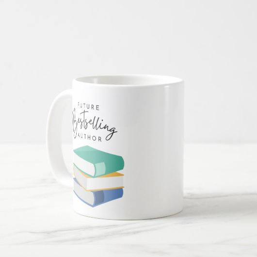 Future Bestseller Author Tasse (Vorderseite Links)