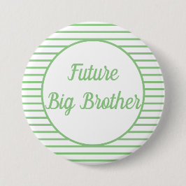 Future Big Brother Baby Showknopf Button