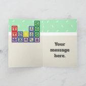Future Biologist’s Blocks Greeting Card Karte (Innenseite)