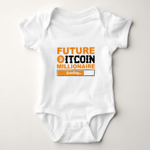Future Bitcoin Millionaire Loading Baby Strampler