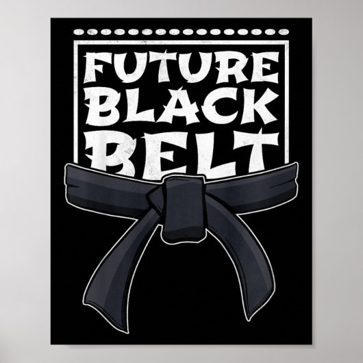 Future Black Belt Poster (Vorne)