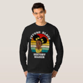 Future Black History Maker Juneteenth HBCU Afro Gi T-Shirt (Vorne ganz)