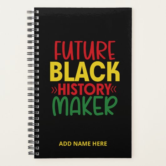 Future Black History Maker Planer (Vorderseite)