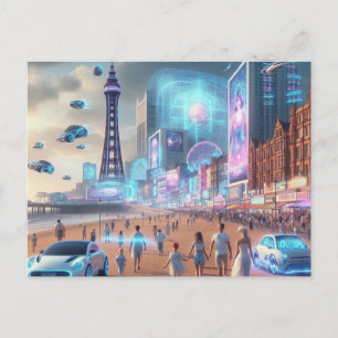 Future Blackpool Postcard Postkarte