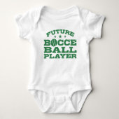 Future Bocce Ball Player Baby Strampler (Vorderseite)