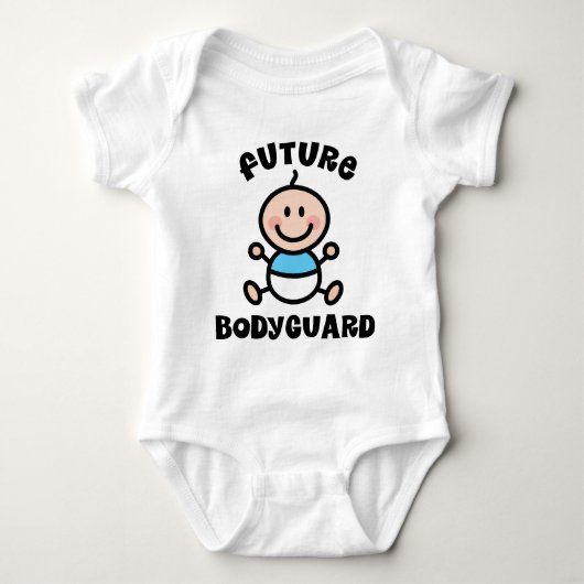 Future Bodyguard Baby Gift Baby Strampler (Vorderseite)