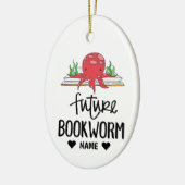 Future Bookworm Keramik Ornament (Links)