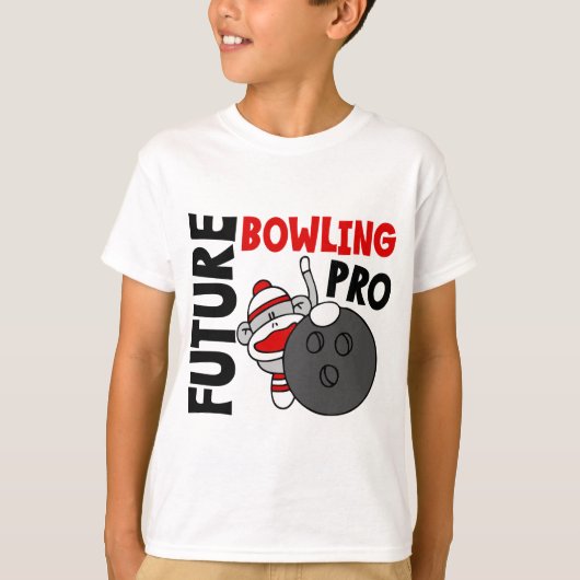 Future Bowling Pro Socken Monkey T-Shirt (Vorderseite)