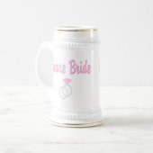 Future Bride Stein Bierglas (Vorderseite Links)
