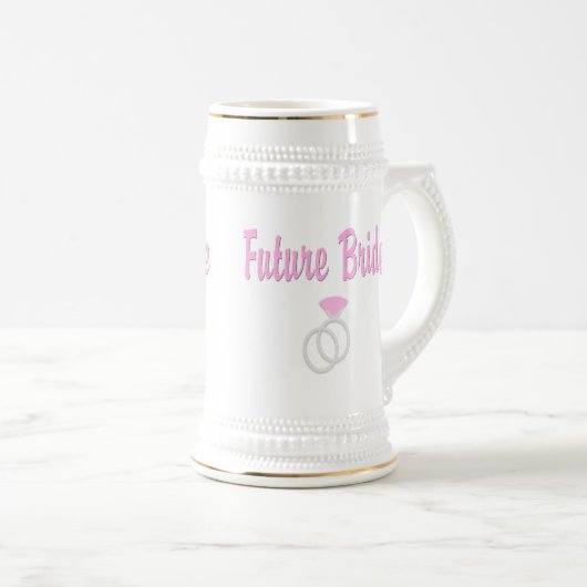 Future Bride Stein Bierglas (VorderseiteRechts)