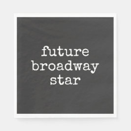 Future Broadway Star Inspirierend Schauspieler Des Serviette