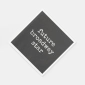 Future Broadway Star Inspirierend Schauspieler Des Serviette (Ecke)