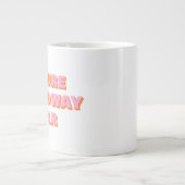 Future Broadway Star Inspirierend Schauspielerange Jumbo-Tasse (Vorderseite)