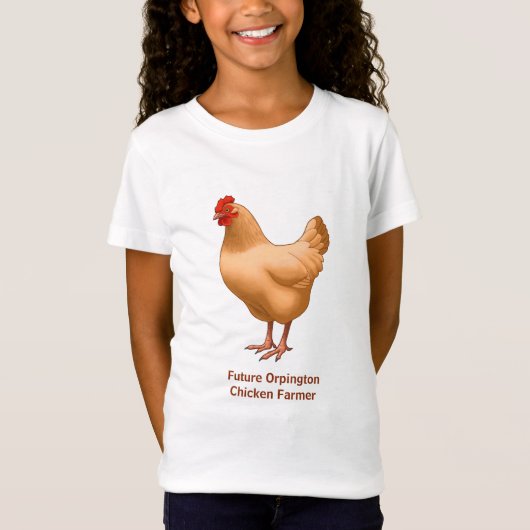 Future Buff Orpington Chicken Bauer T-Shirt (Vorderseite)