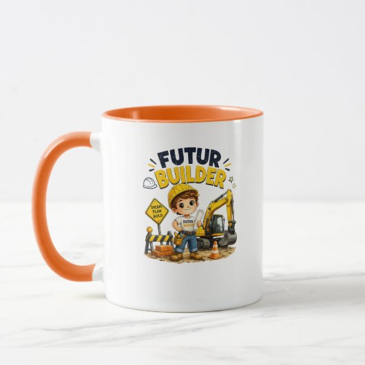 Future Builder Süße Baustellen-Kinder-Tasse Tasse (Links)