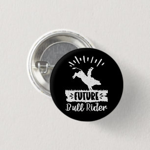 Future Bull Rider Bull Riding Rodeo gibt Ideen Button