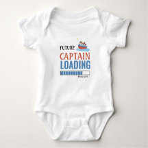 Future Captain Loading Funny Niedlich Personalisie