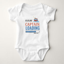 Future Captain Loading Funny Niedlich Personalisie Baby Strampler