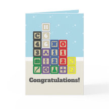 Future Chemist’s Blocks Greeting Card