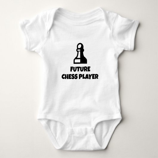 Future Chess Player niedlicher Baby Jumpsuit für N Baby Strampler (Vorderseite)