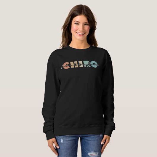 Future Chiro Chiropractor Cool Chiropractic Pastel Sweatshirt (Vorne ganz)