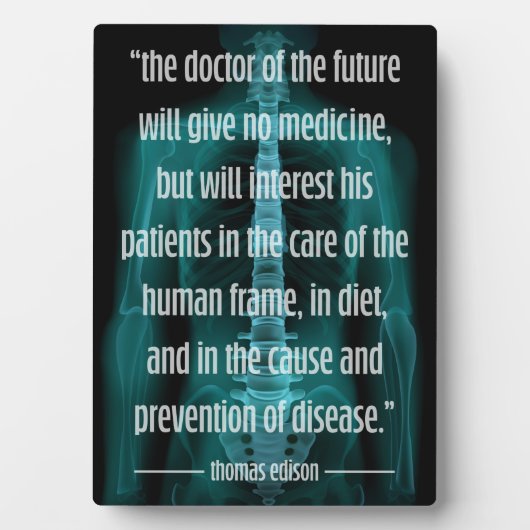 Future Chiropractic Futuristic Fotoplatte (Vorderseite)