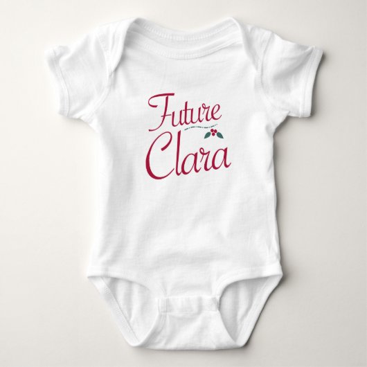 Future Clara Nutcracker Baby Strampler (Vorderseite)