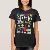 Future Class of 2027 8. Grade Student Abschluss T-Shirt (Vorderseite)