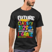 Future Class Of 2029 I Survived Passed 5th Grade G T-Shirt (Vorderseite)