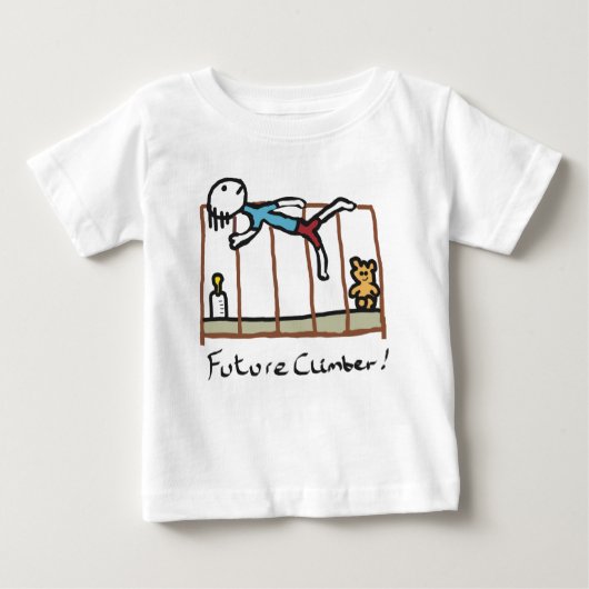 Future Climber Baby T-shirt (Vorderseite)