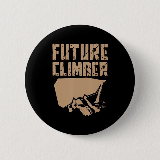 Future Climber Rock Klettergarten Button (Vorderseite)