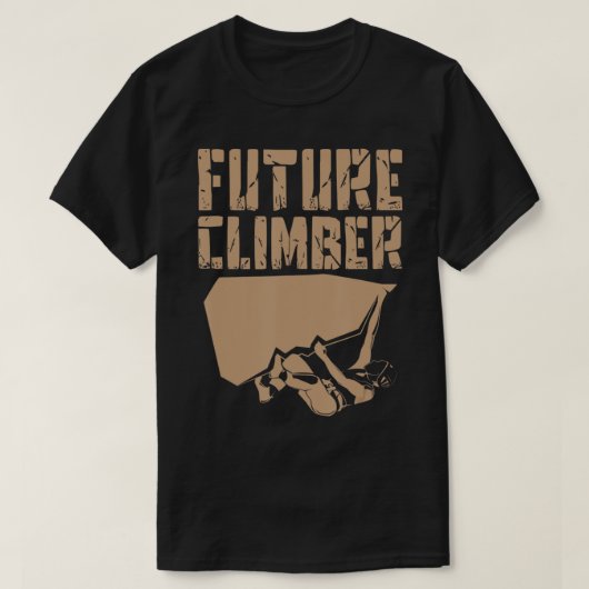 Future Climber Rock Klettergarten T-Shirt (Design vorne)