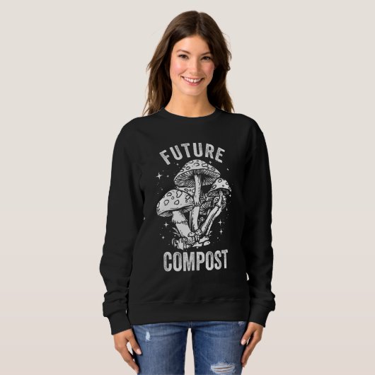 Future Compost Expert Composter Composting Worms Sweatshirt (Vorne ganz)