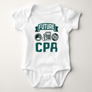 Future CPA Accounting Abschluss Baby Strampler