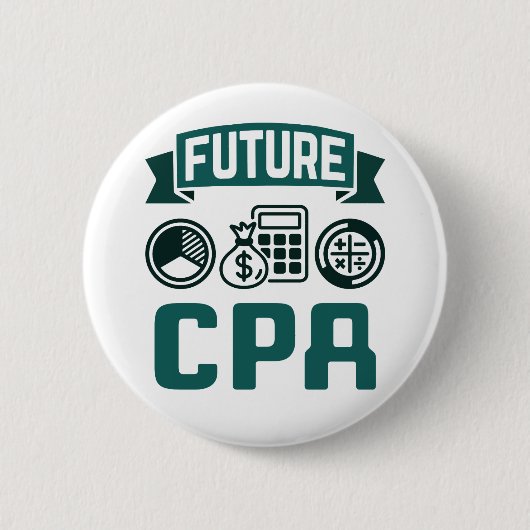 Future CPA Accounting Abschluss Button (Vorderseite)